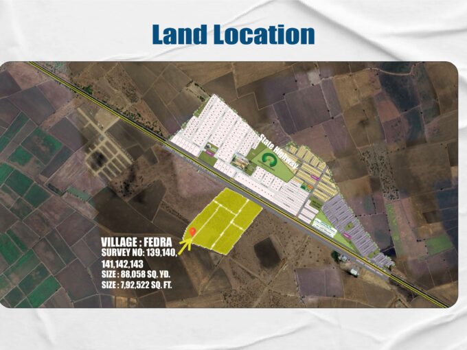 fedra 139,140,141,142, 143 Residential 88058 sq yard