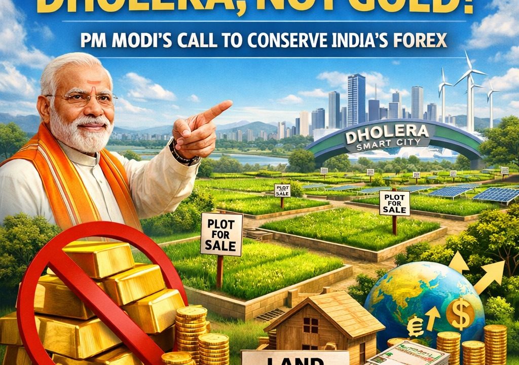 Buy land in Dholera,not gold