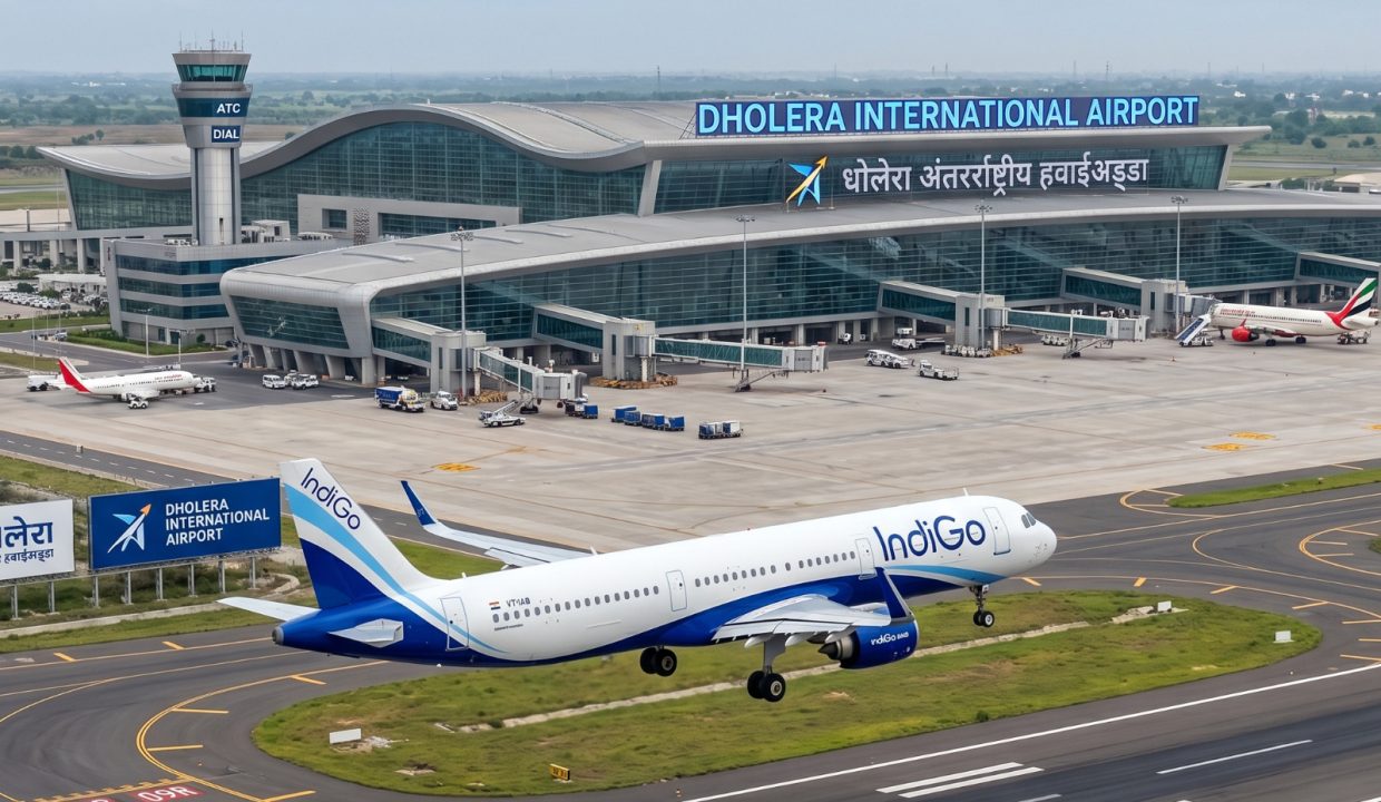 First flight landed in Dholera