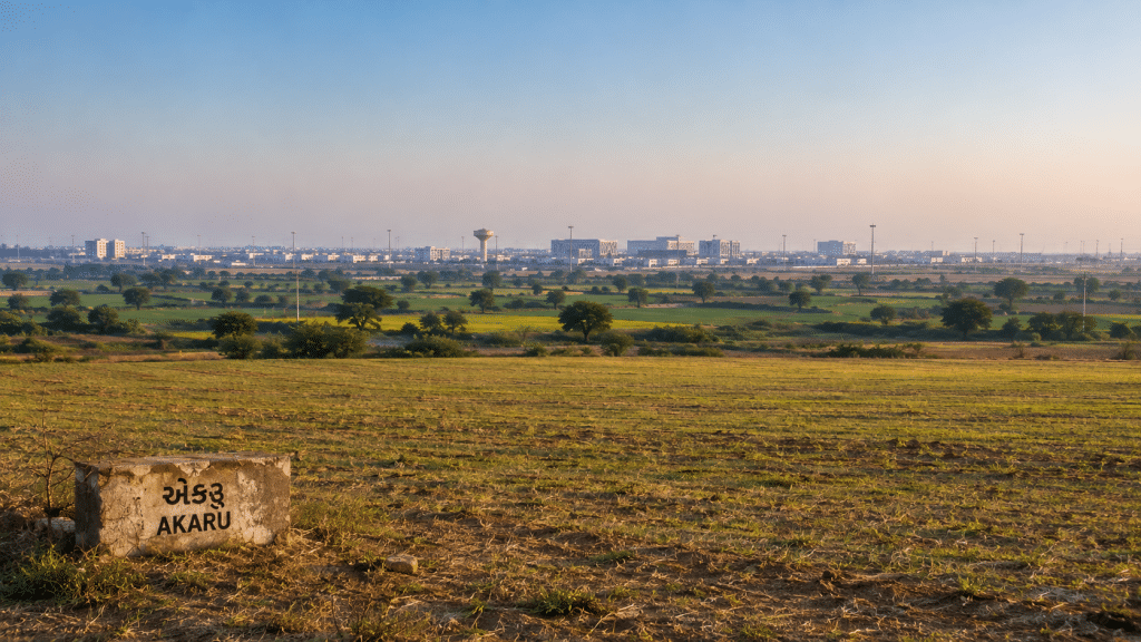 Illustrative image of Akru village, outside Dholera SIR