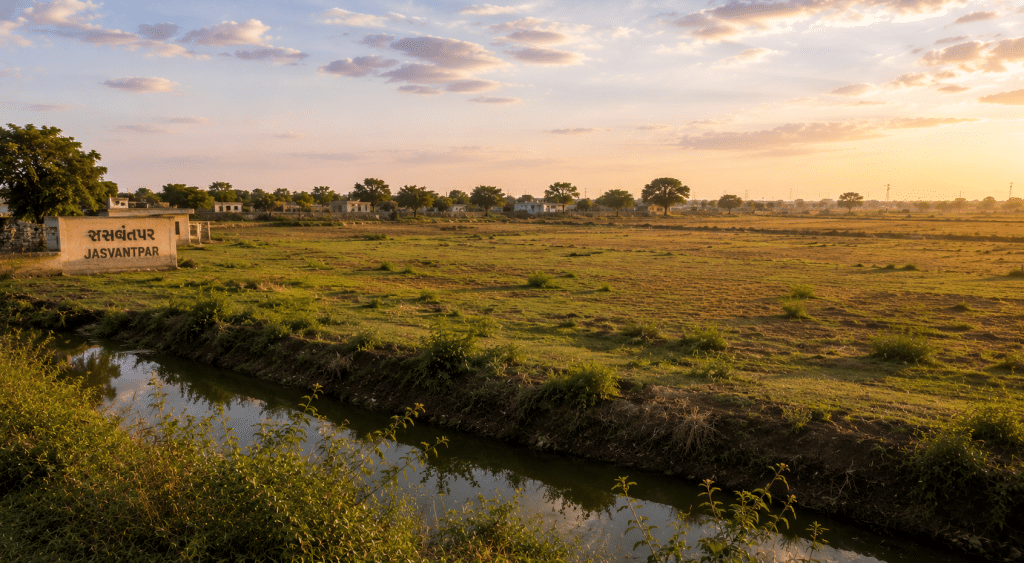 Illustrative image of Jashavantpar village, outside Dholera SIR