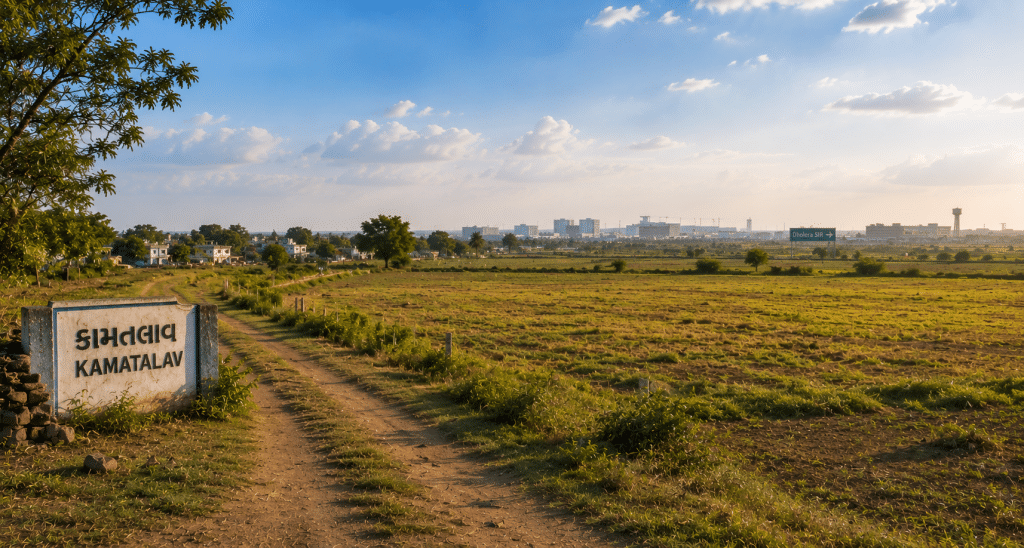 Illustrative image of Kamatalav village, outside Dholera SIR