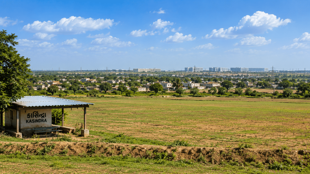 Illustrative image of Kasindra village, outside Dholera SIR